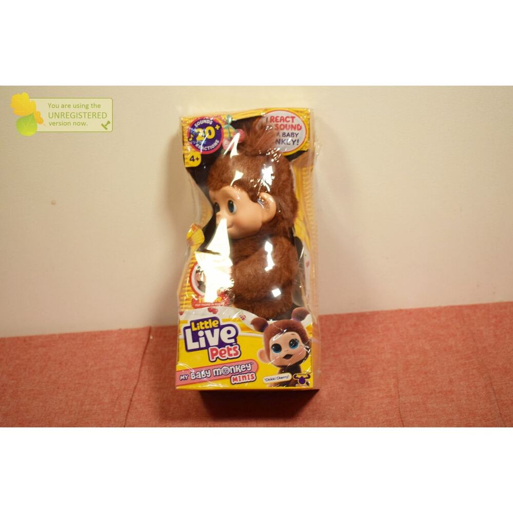 Little Live Pets My Baby Monkey Minis Chikki Cherry (Marks)